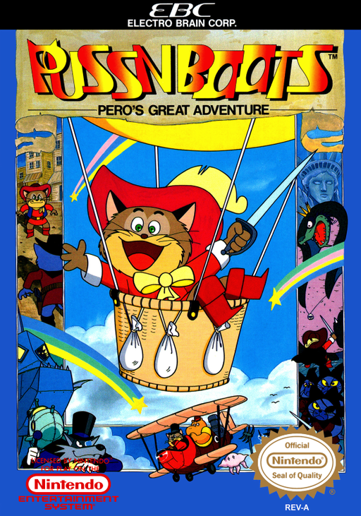 Puss 'n Boots - Pero's Great Adventure (USA) box art